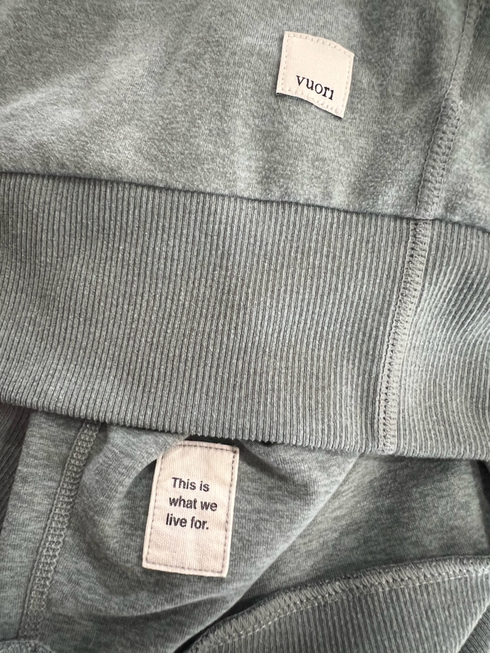 Vuori Halo Crewneck Sweatshirt
Size Small | Stormy Heather Green - Picture 5 of 7